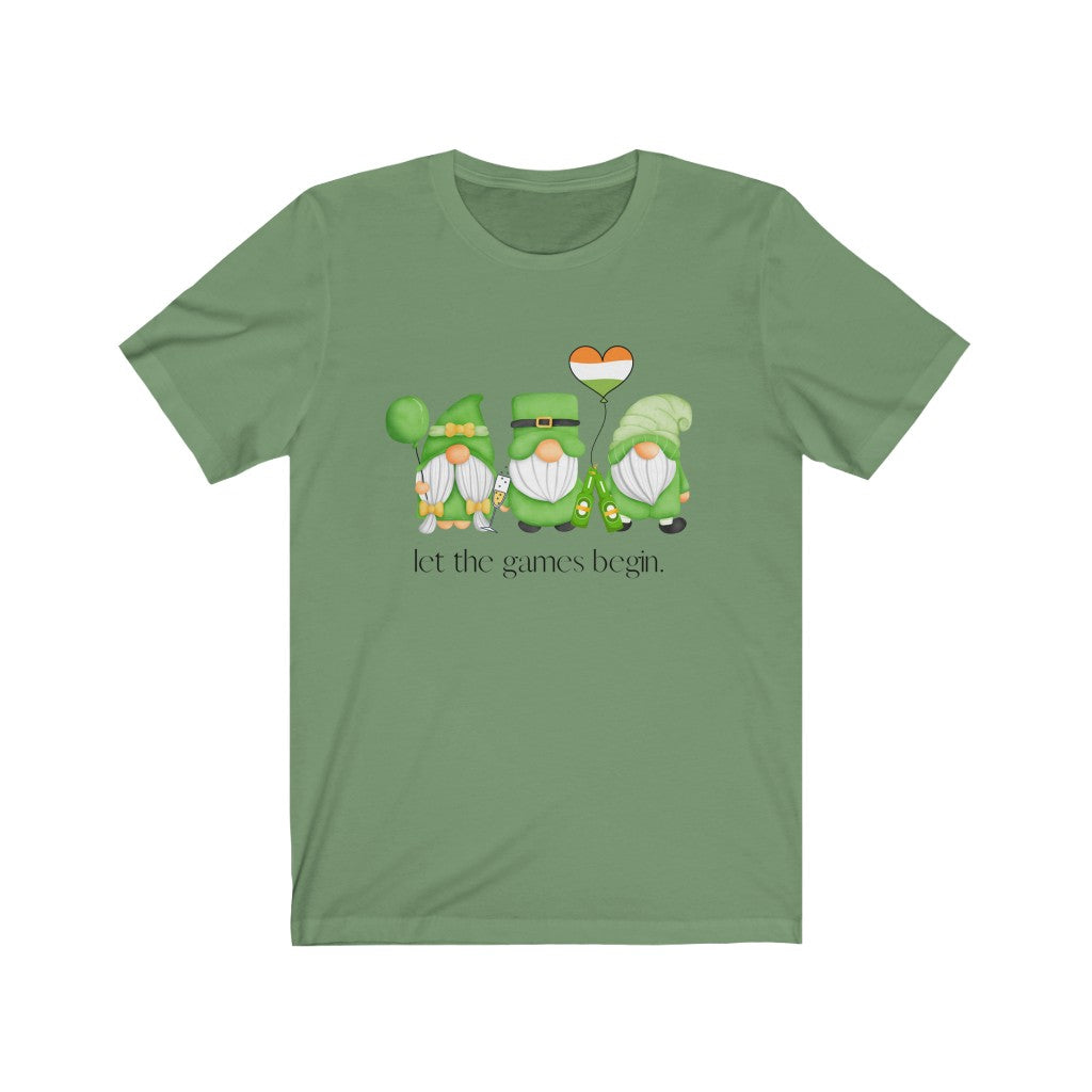 "Let the Games Begin" Unisex Jersey Short Sleeve Tee