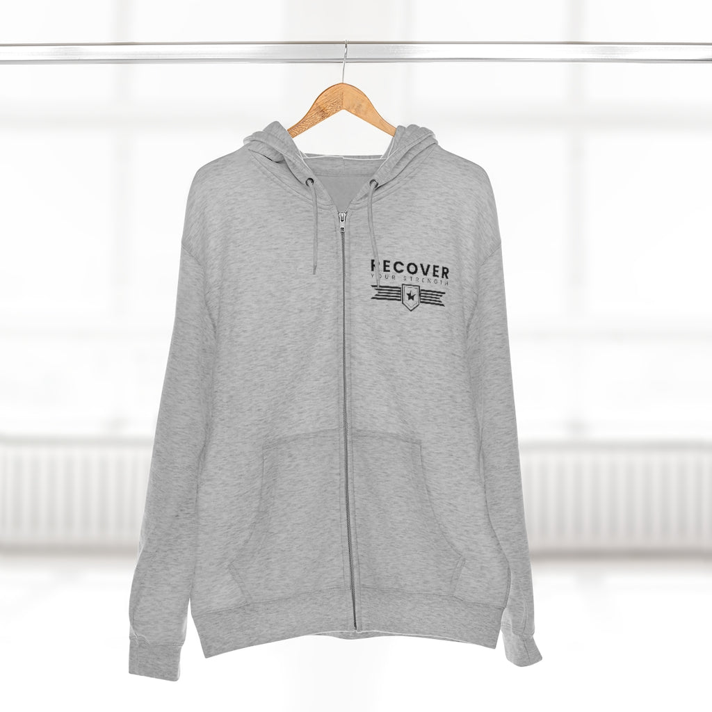 Survivor of the Fittest Unisex Premium Full Zip Hoodie