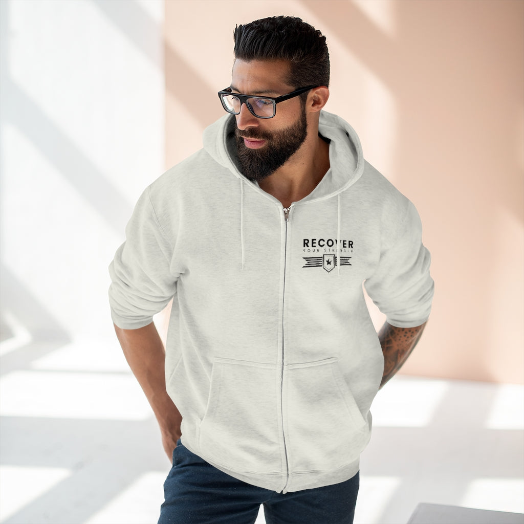 Survivor of the Fittest Unisex Premium Full Zip Hoodie