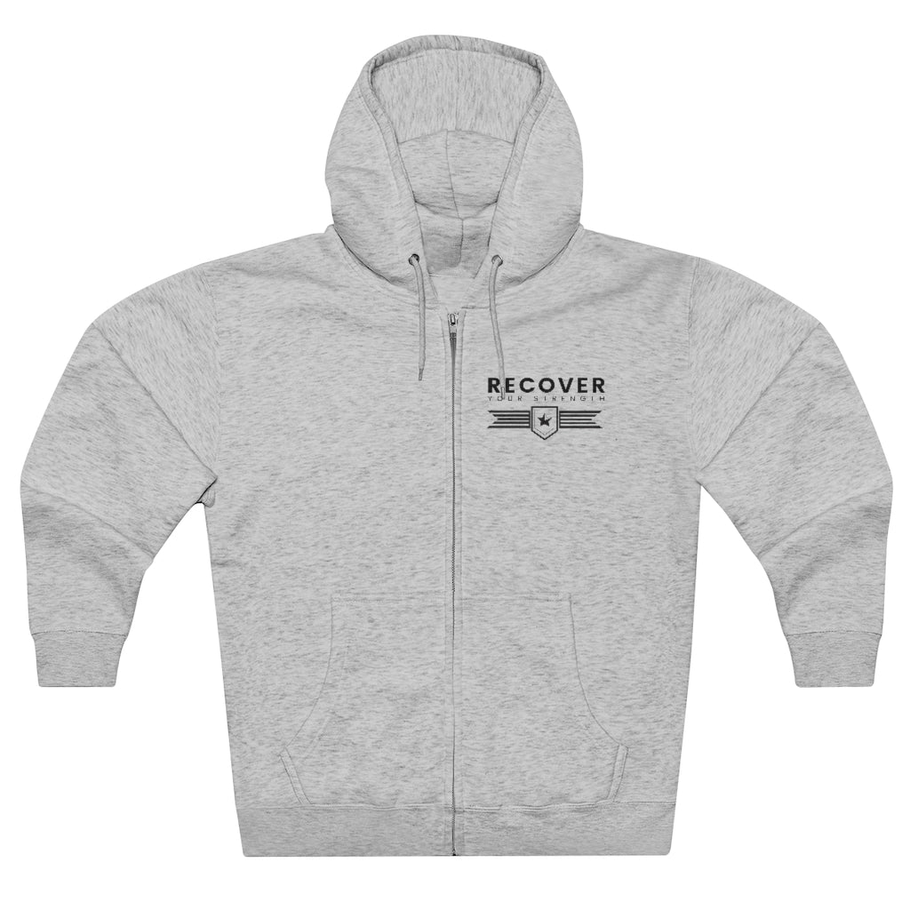 Survivor of the Fittest Unisex Premium Full Zip Hoodie