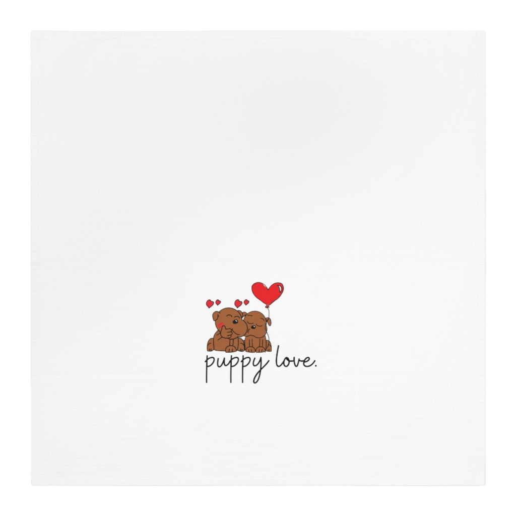 Holiday SPECIAL! "Puppy Love" Tea Towel