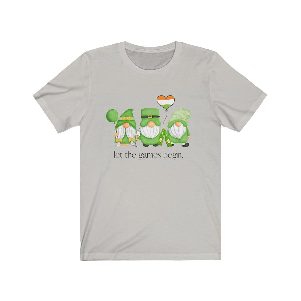 "Let the Games Begin" Unisex Jersey Short Sleeve Tee