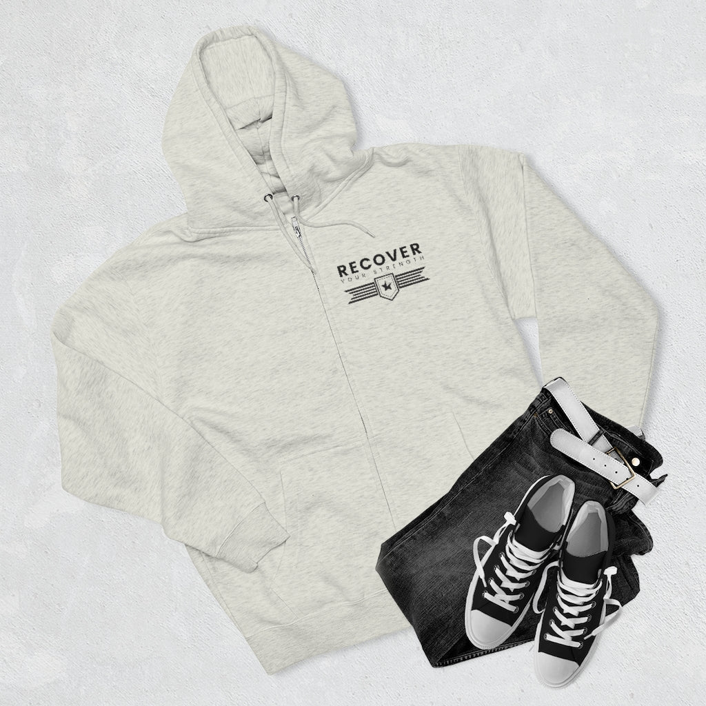 Survivor of the Fittest Unisex Premium Full Zip Hoodie