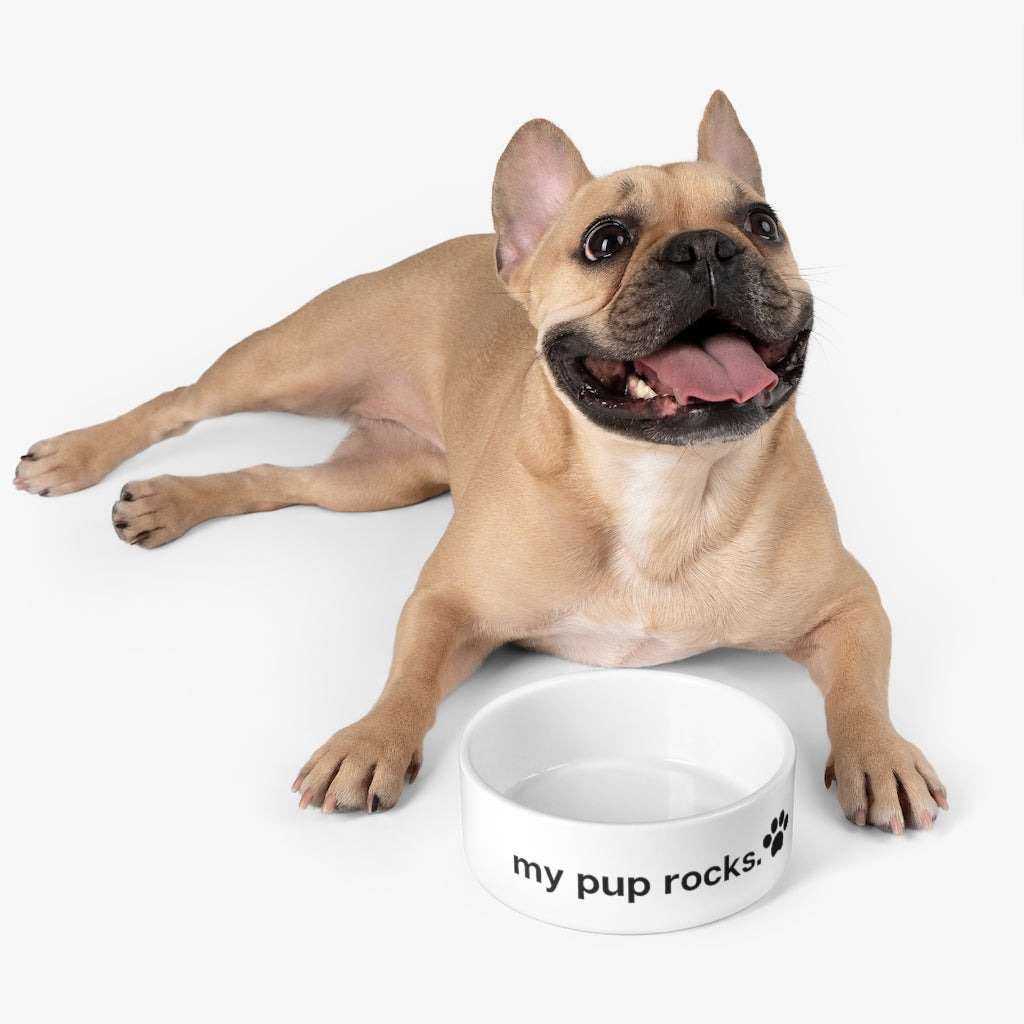 My Pup Rocks Pet Bowl
