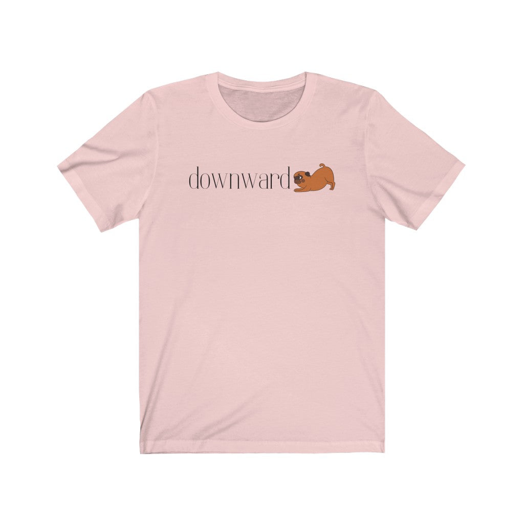 "Downward (dog)" Unisex Jersey Short Sleeve Tee