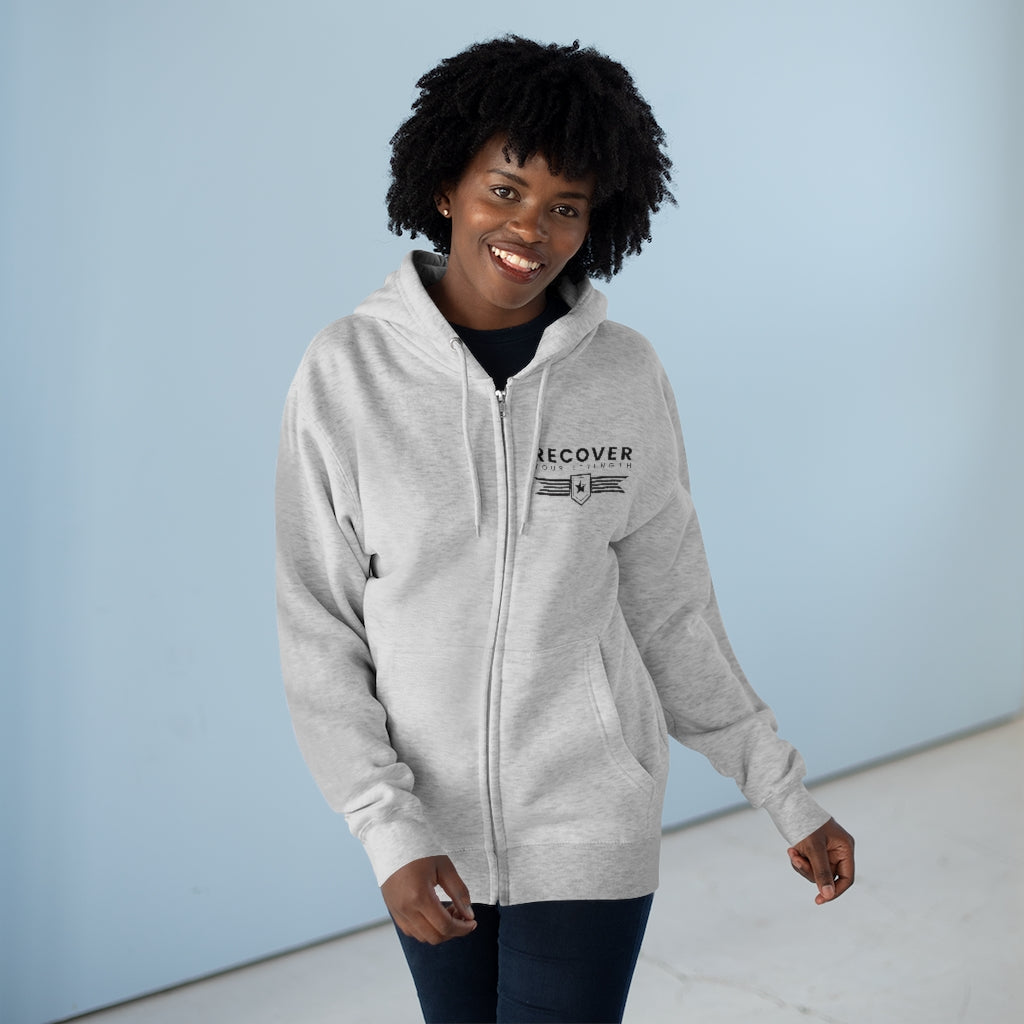 Survivor of the Fittest Unisex Premium Full Zip Hoodie