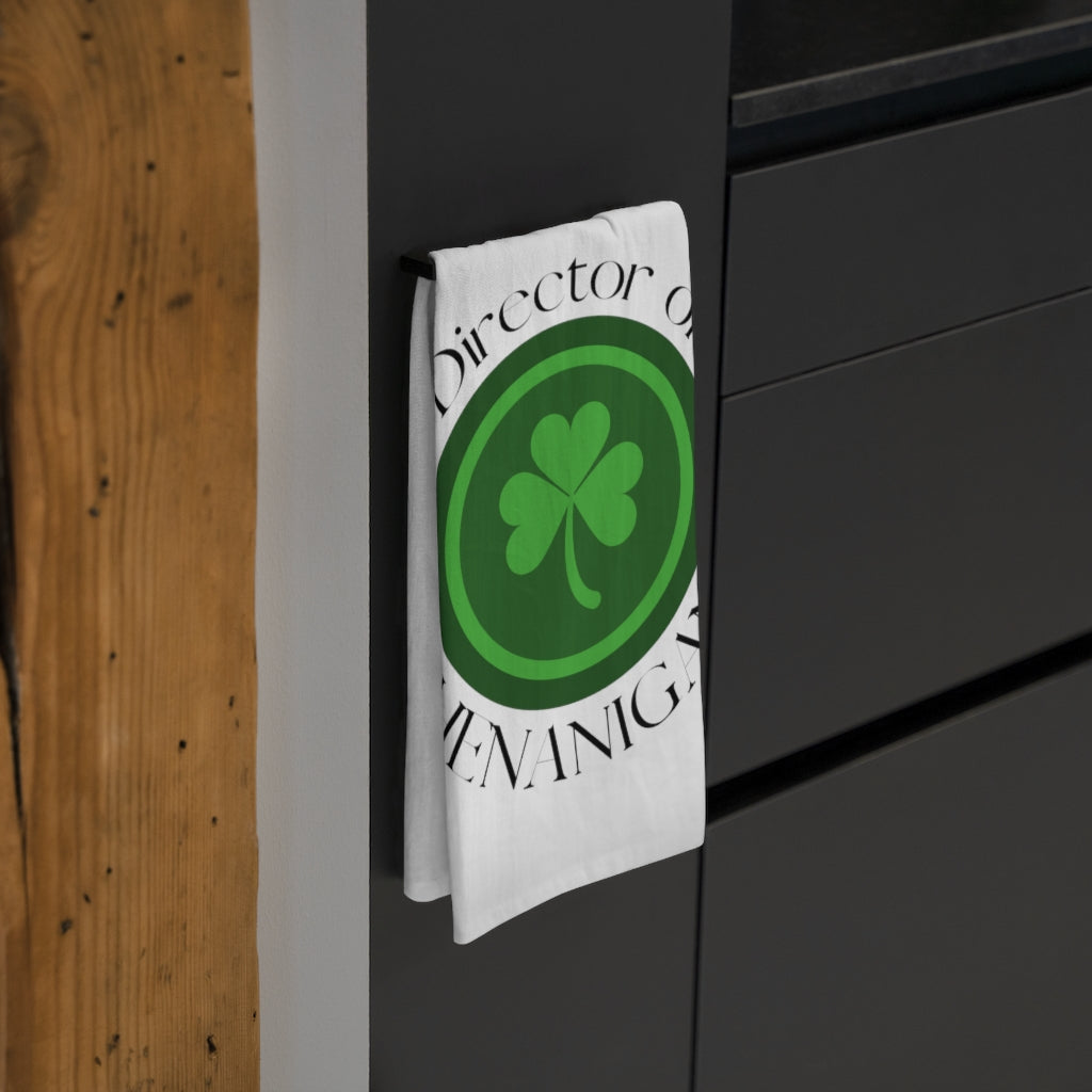 St. Pat's SPECIAL! "Director of Shenanigan's" Tea Towel