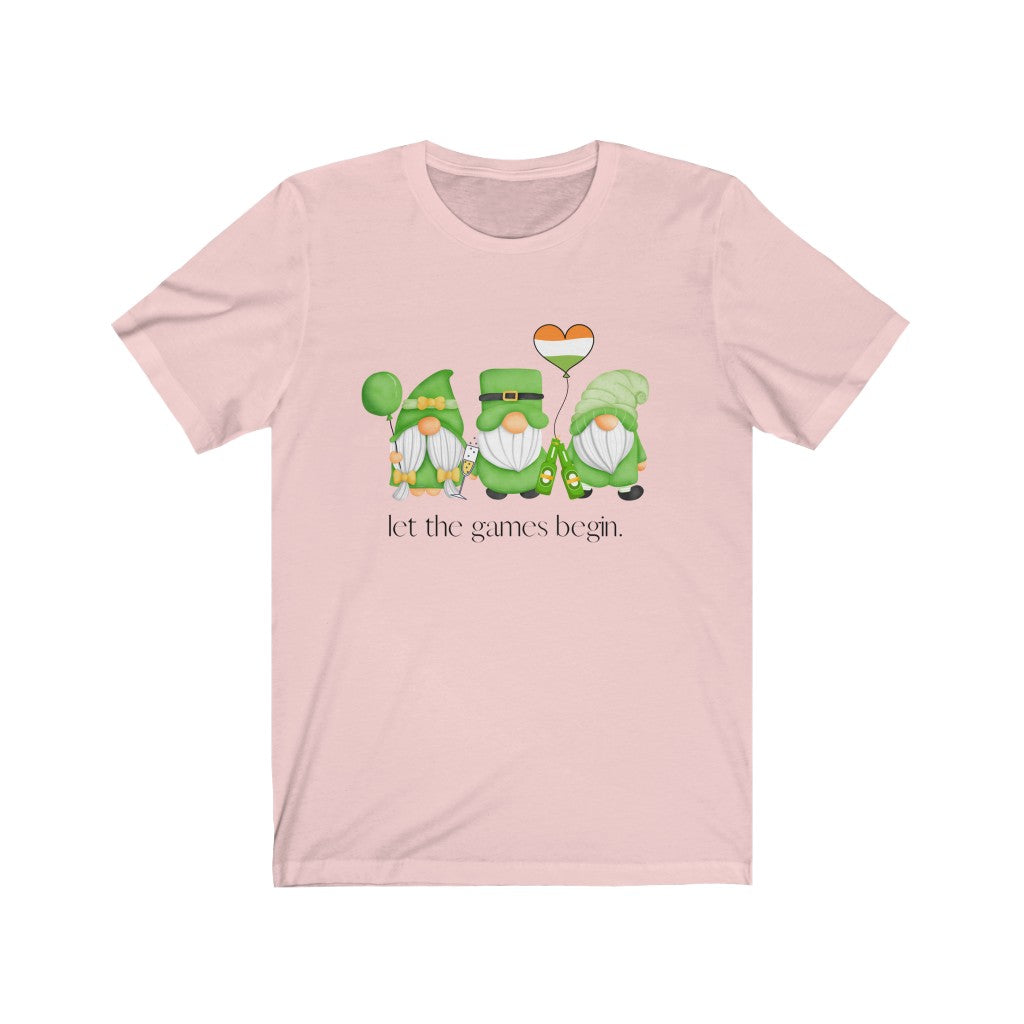 "Let the Games Begin" Unisex Jersey Short Sleeve Tee