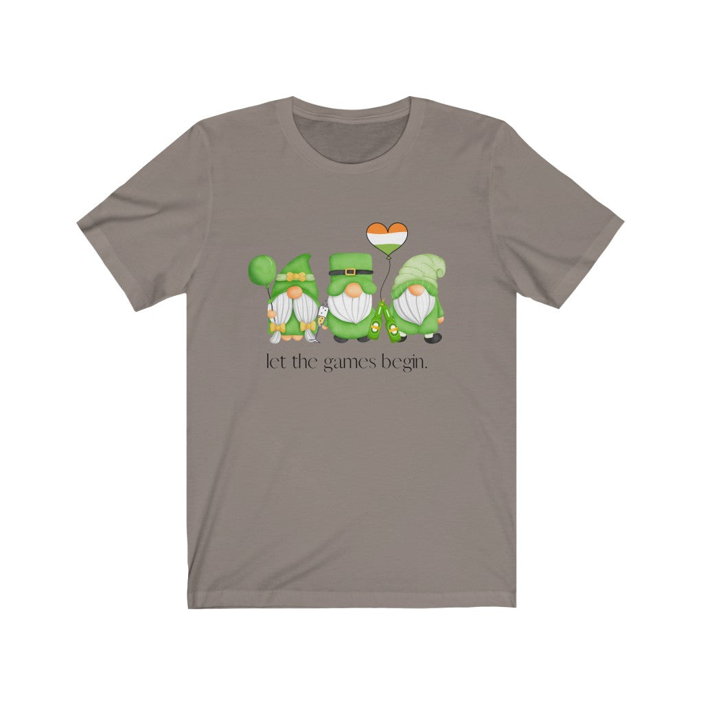 "Let the Games Begin" Unisex Jersey Short Sleeve Tee