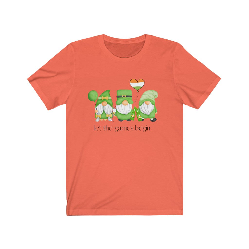 "Let the Games Begin" Unisex Jersey Short Sleeve Tee