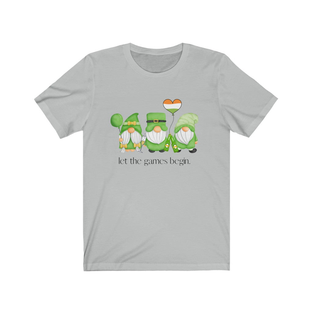 "Let the Games Begin" Unisex Jersey Short Sleeve Tee