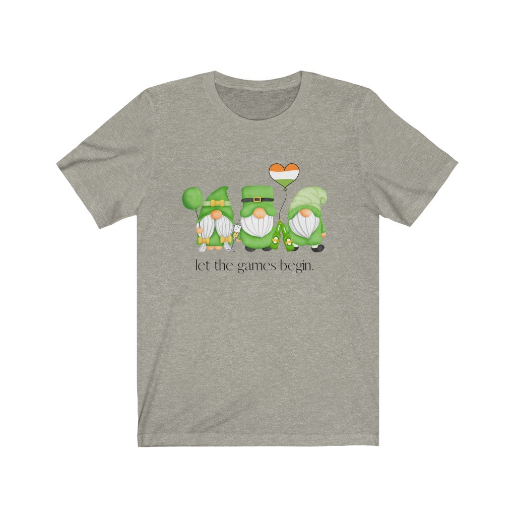 "Let the Games Begin" Unisex Jersey Short Sleeve Tee