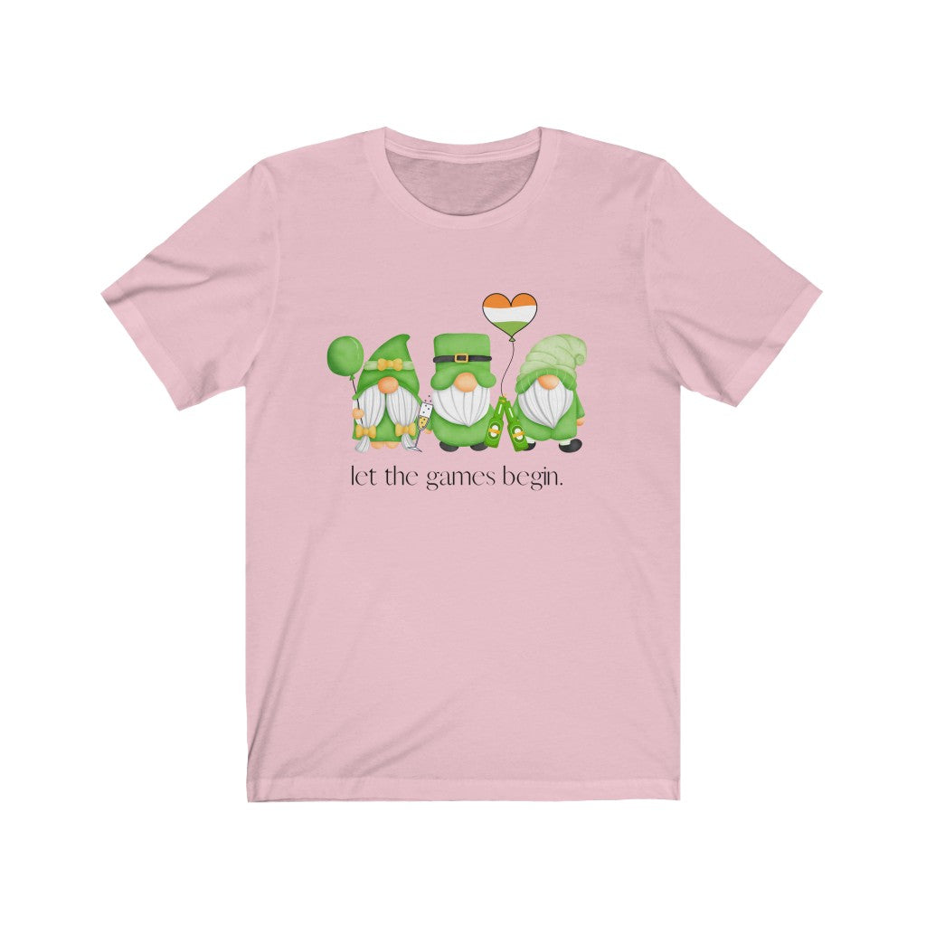 "Let the Games Begin" Unisex Jersey Short Sleeve Tee