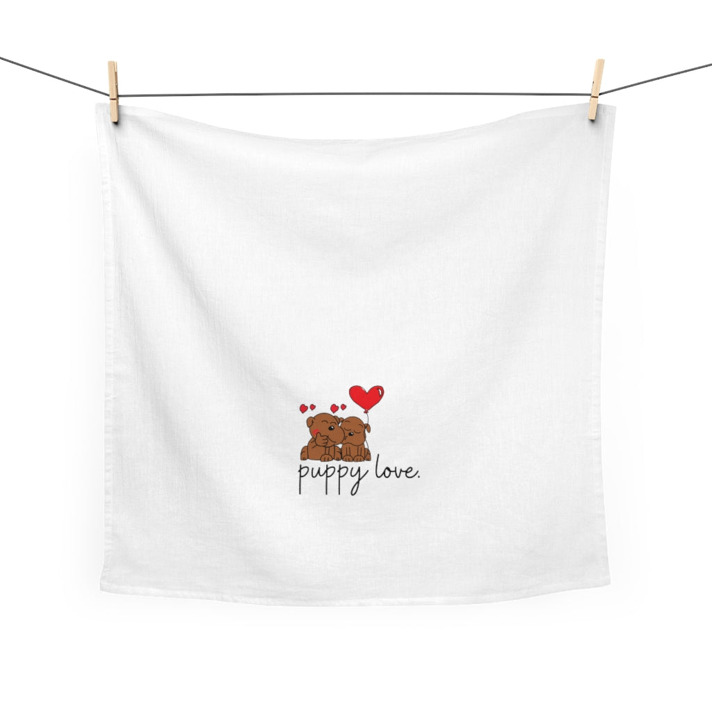Holiday SPECIAL! "Puppy Love" Tea Towel