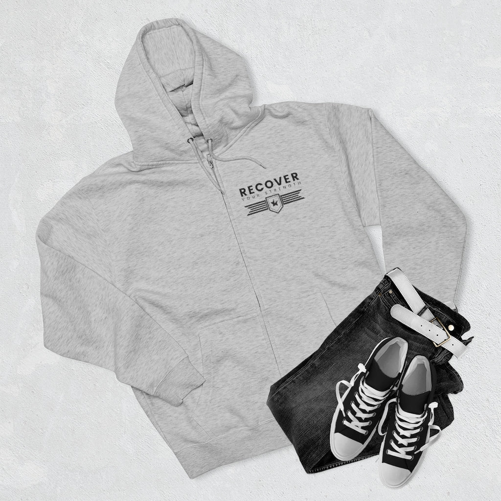 Survivor of the Fittest Unisex Premium Full Zip Hoodie
