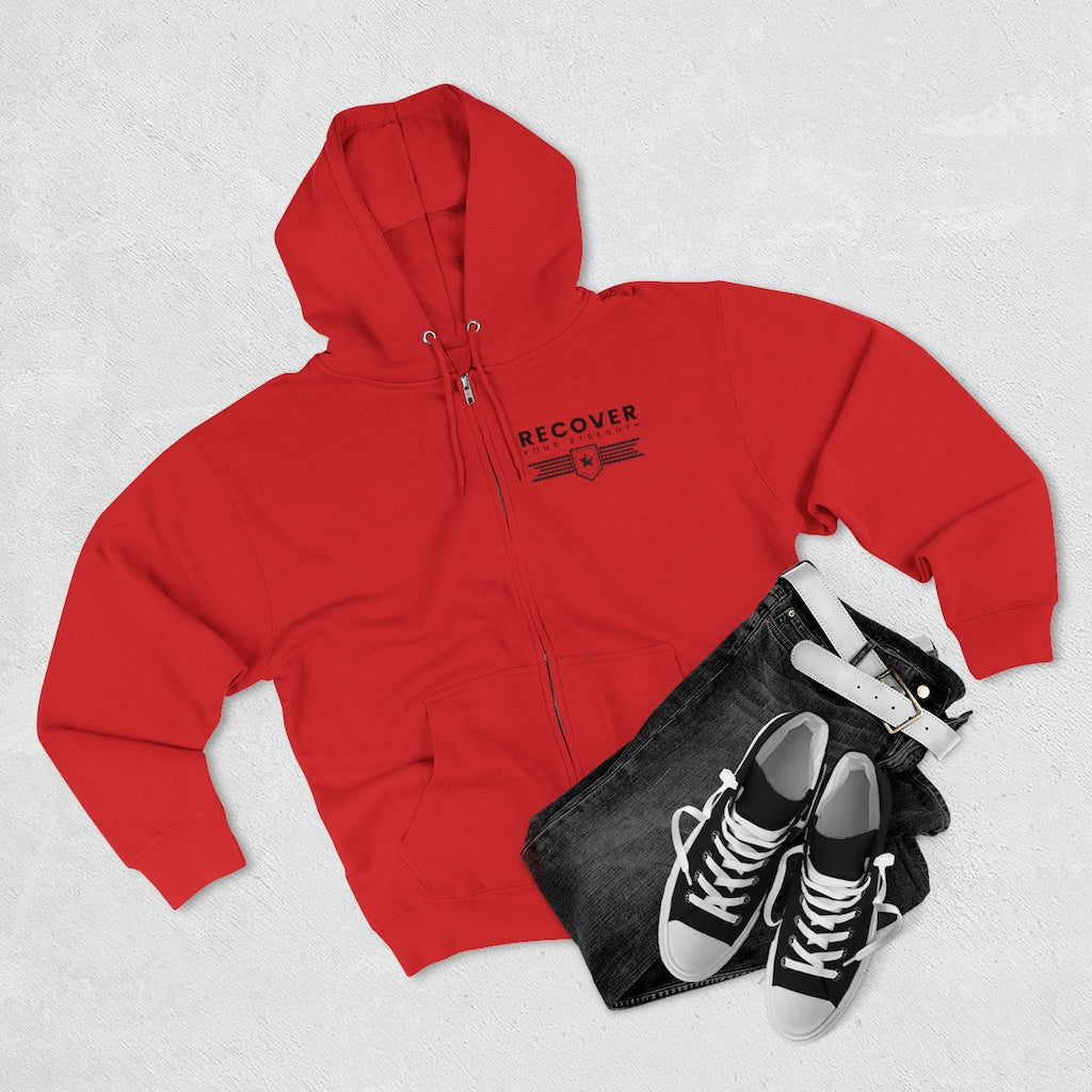 Survivor of the Fittest Unisex Premium Full Zip Hoodie