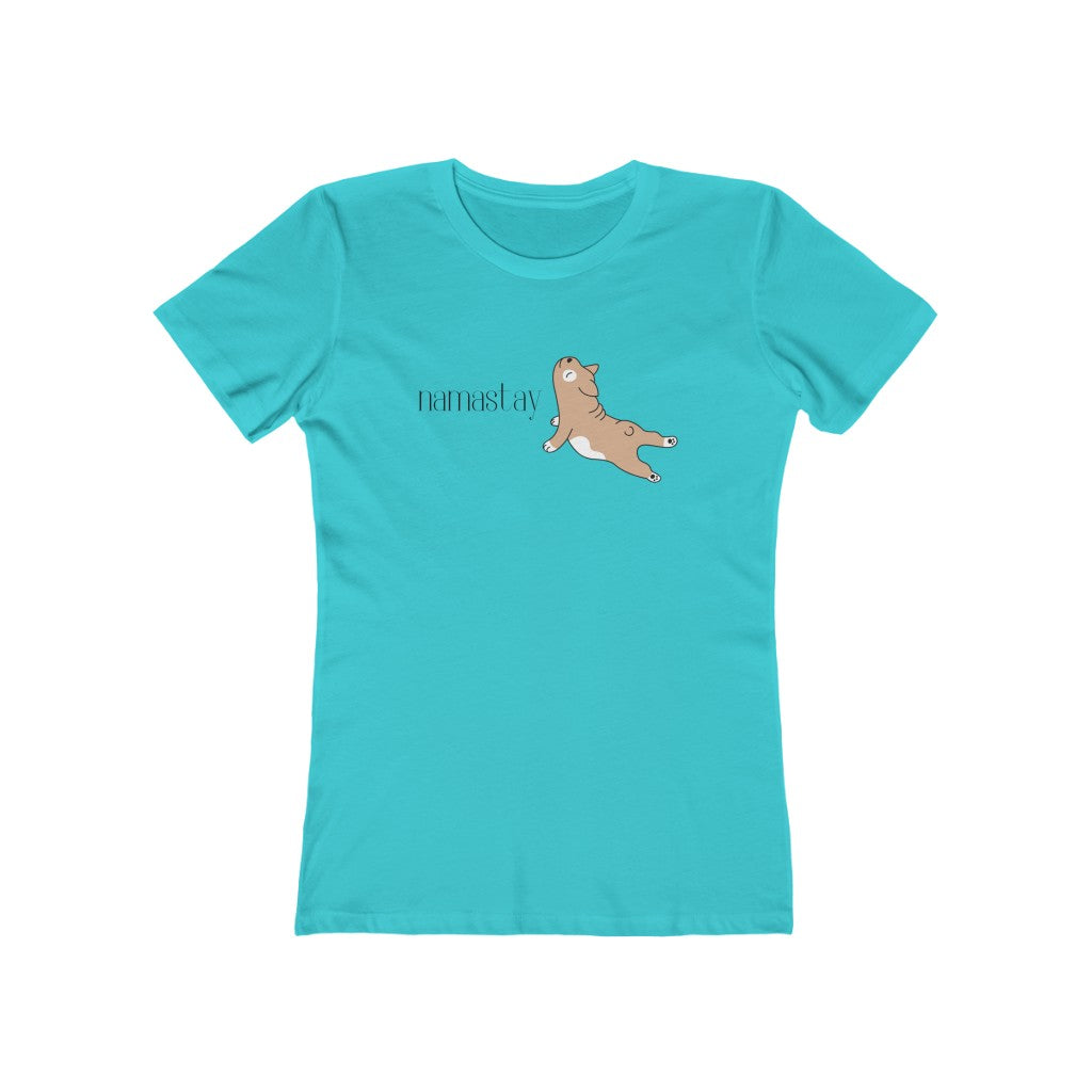 "Namastay" Ruff Collection Women's Slim Fit Cotton Tee