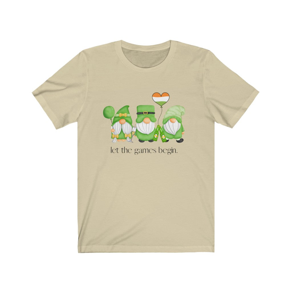 "Let the Games Begin" Unisex Jersey Short Sleeve Tee