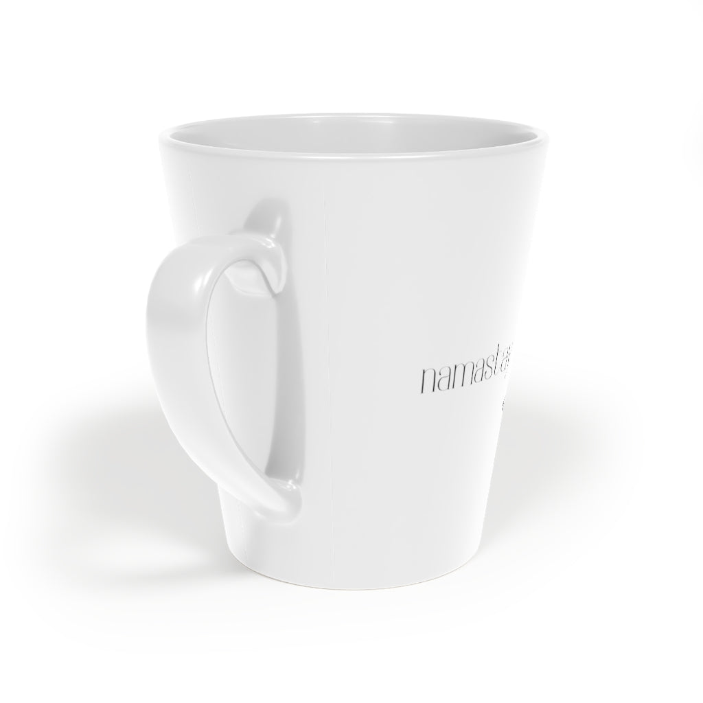 Namastay Latte Mug, 12oz