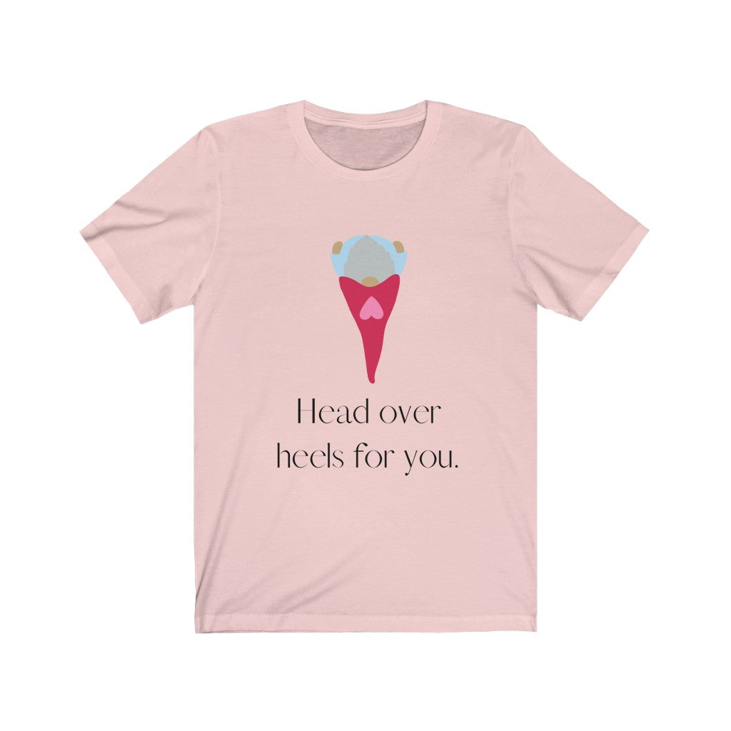 "Head over heels" Unisex Jersey Short Sleeve Tee
