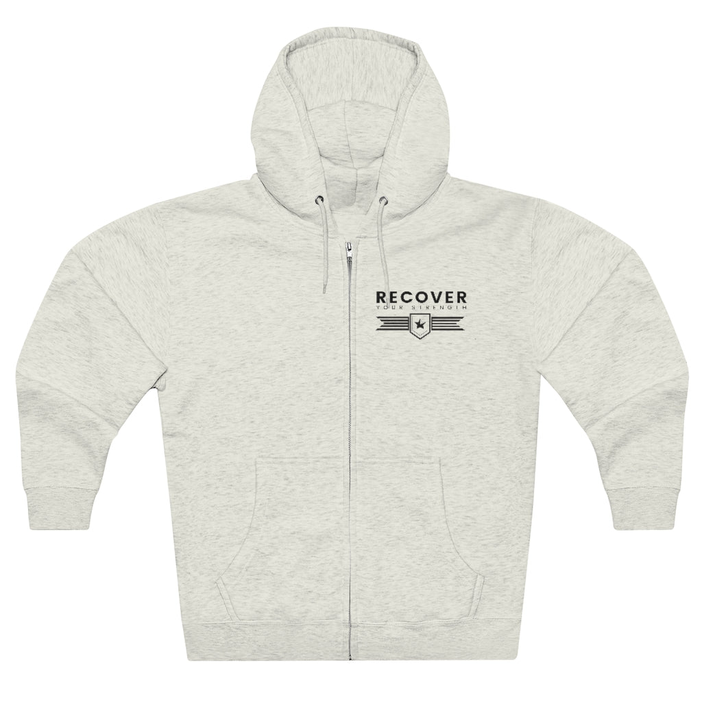 Survivor of the Fittest Unisex Premium Full Zip Hoodie