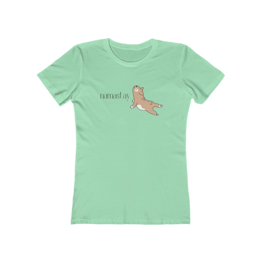 "Namastay" Ruff Collection Women's Slim Fit Cotton Tee