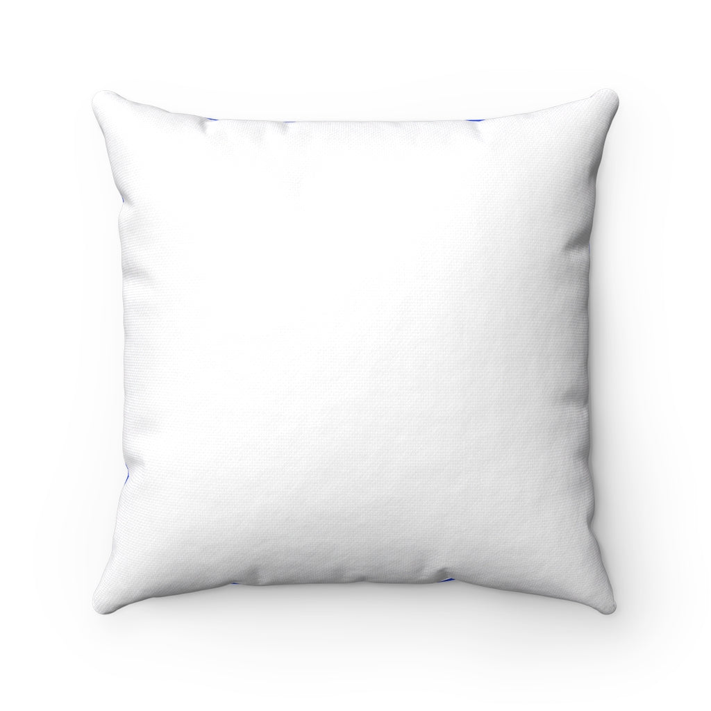 Together, we make the greatest difference of all (Blue) - Stretch Spun Polyester Square Pillow