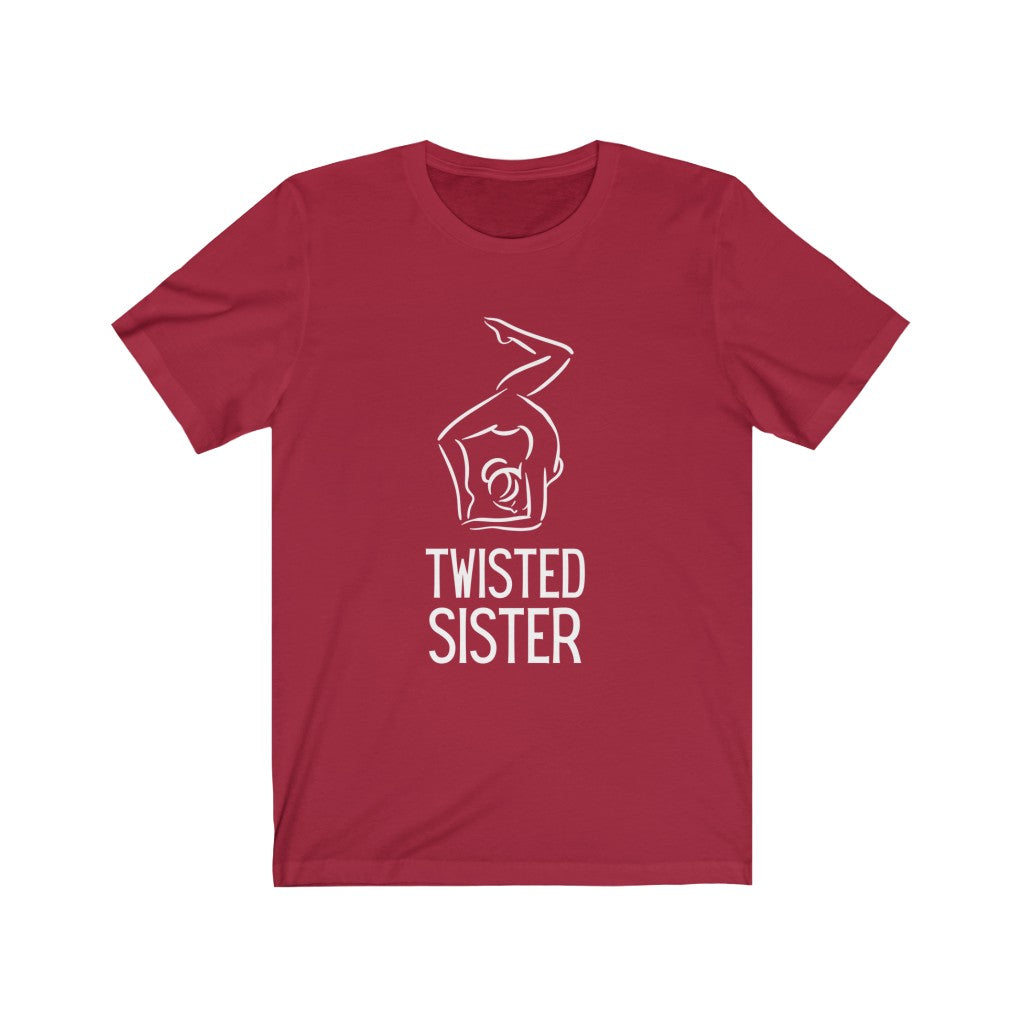 "Twisted Sister" Yoga Unisex Jersey Short Sleeve Tee
