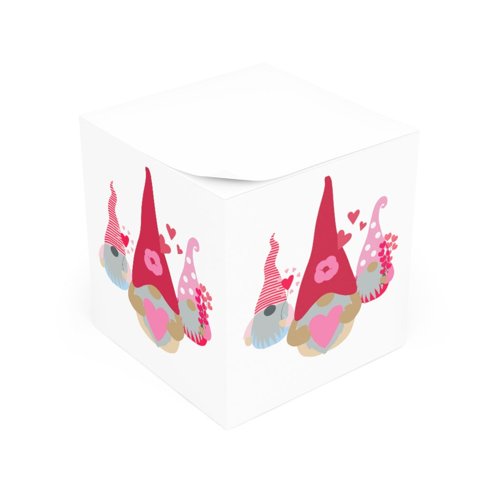 Gnome Love, Love, Love Note Cube