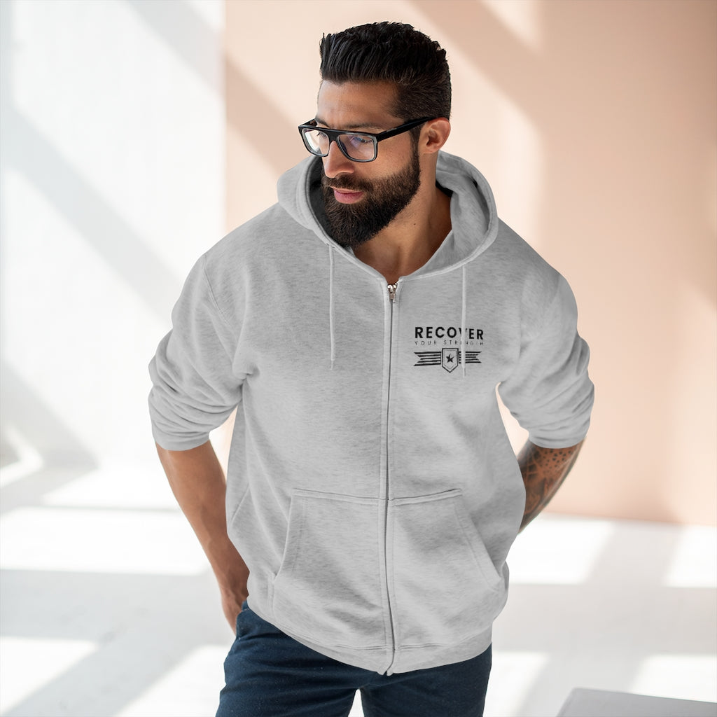 Survivor of the Fittest Unisex Premium Full Zip Hoodie