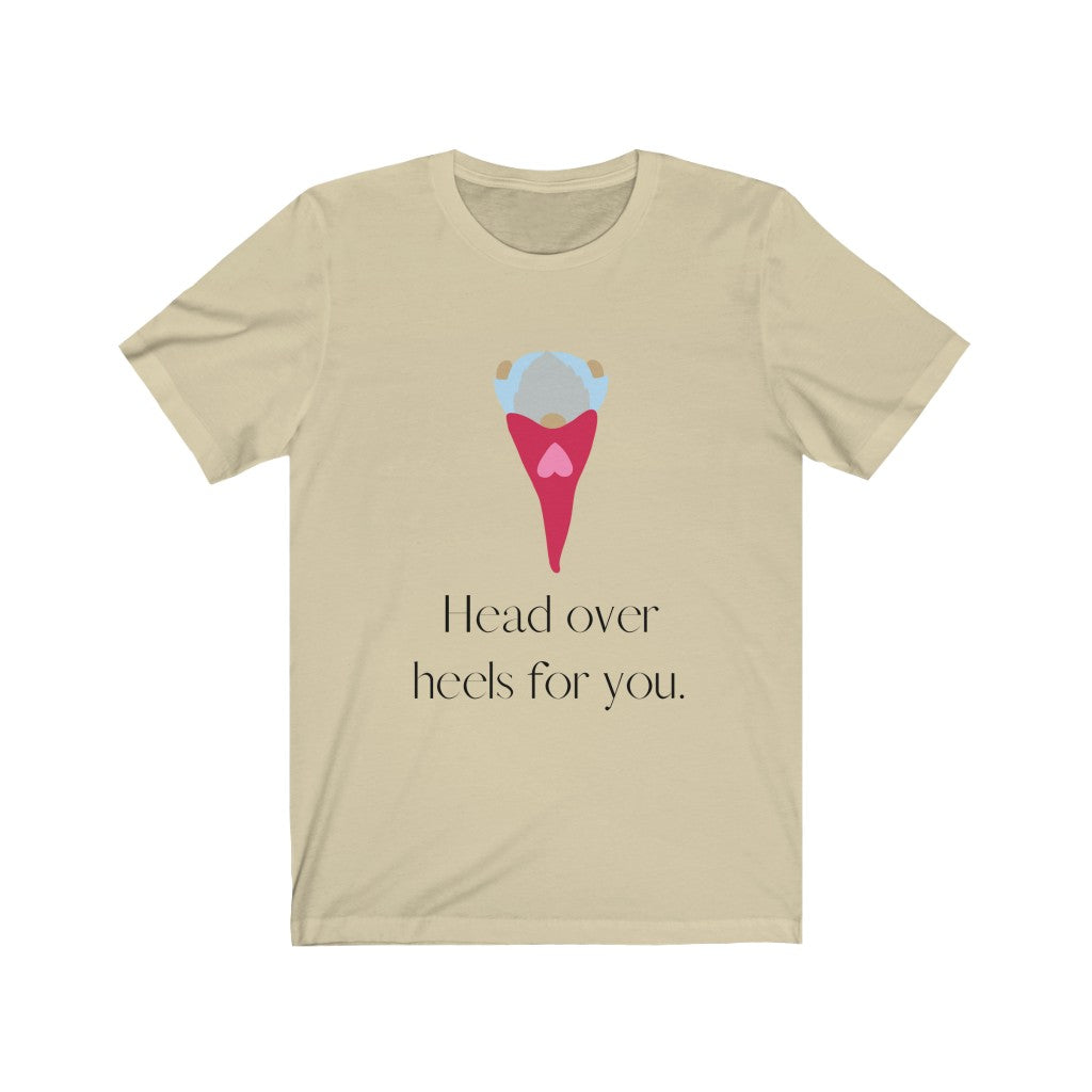 "Head over heels" Unisex Jersey Short Sleeve Tee