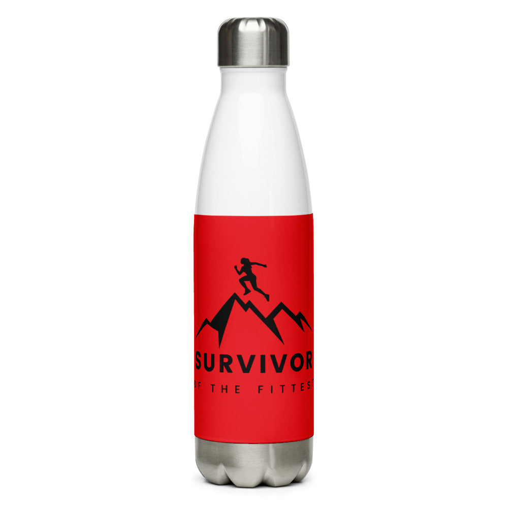 Stainless Steel Survivor of the Fittest Water Bottle