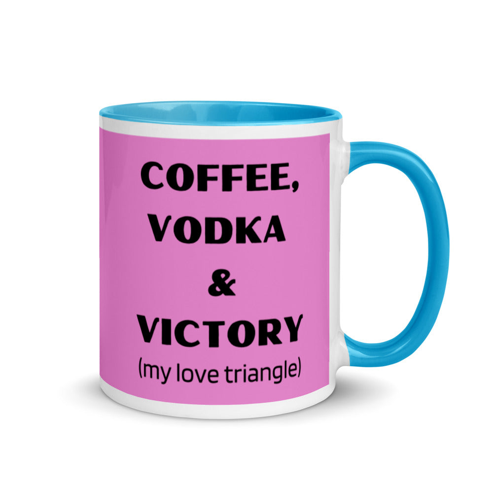 Coffee, Vodka Victory Mug with Color Inside