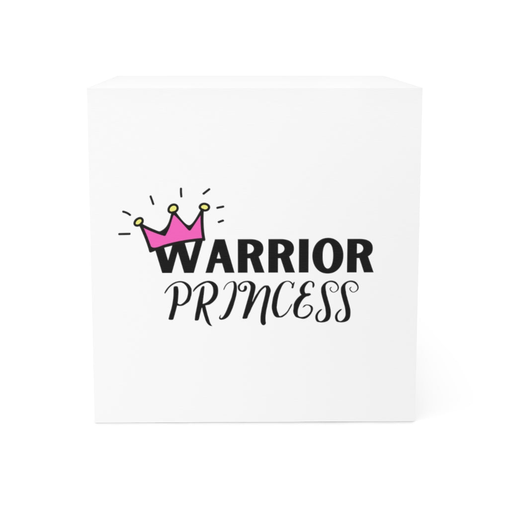 Warrior Princess Note Cube