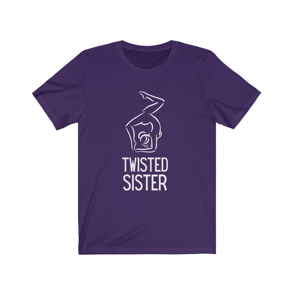 "Twisted Sister" Yoga Unisex Jersey Short Sleeve Tee