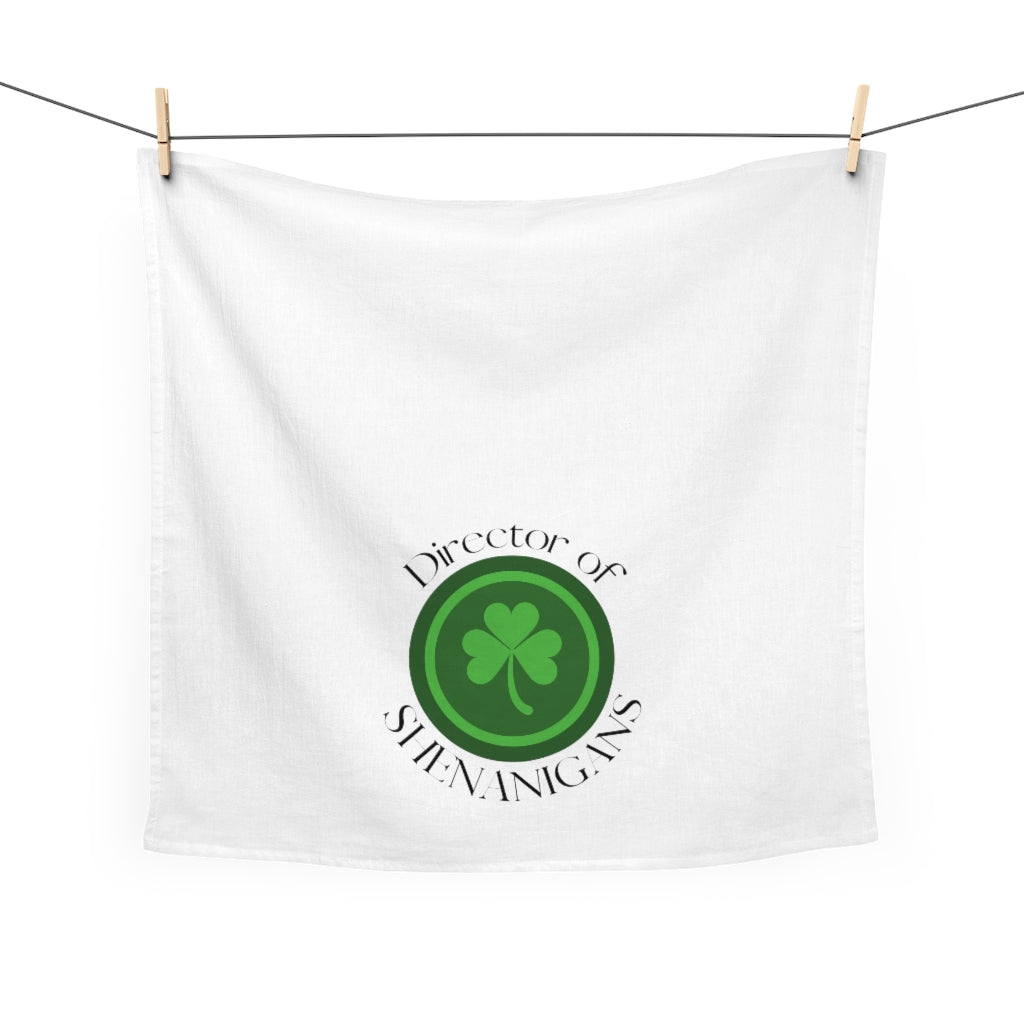 St. Pat's SPECIAL! "Director of Shenanigan's" Tea Towel