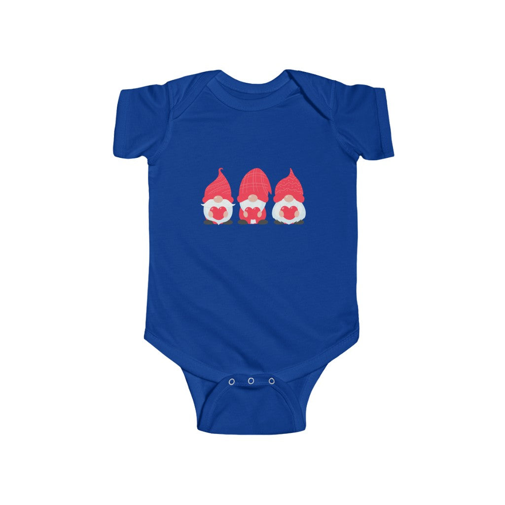 Valentine's Gnome Love, Love, Love Infant Fine Jersey Bodysuit