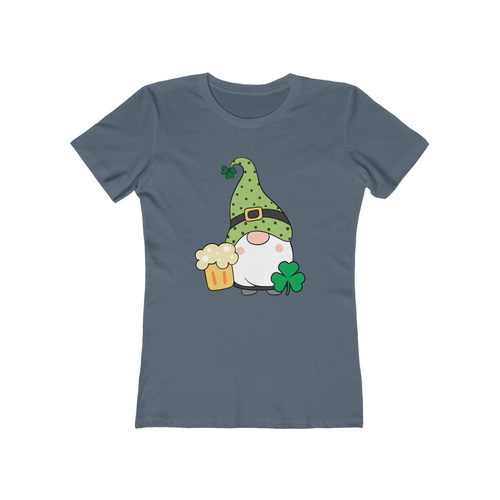 "Gnomerechaun" Women's Slim Fit Cotton Tee