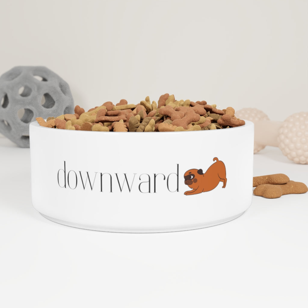 Downward Dog Pet Bowl