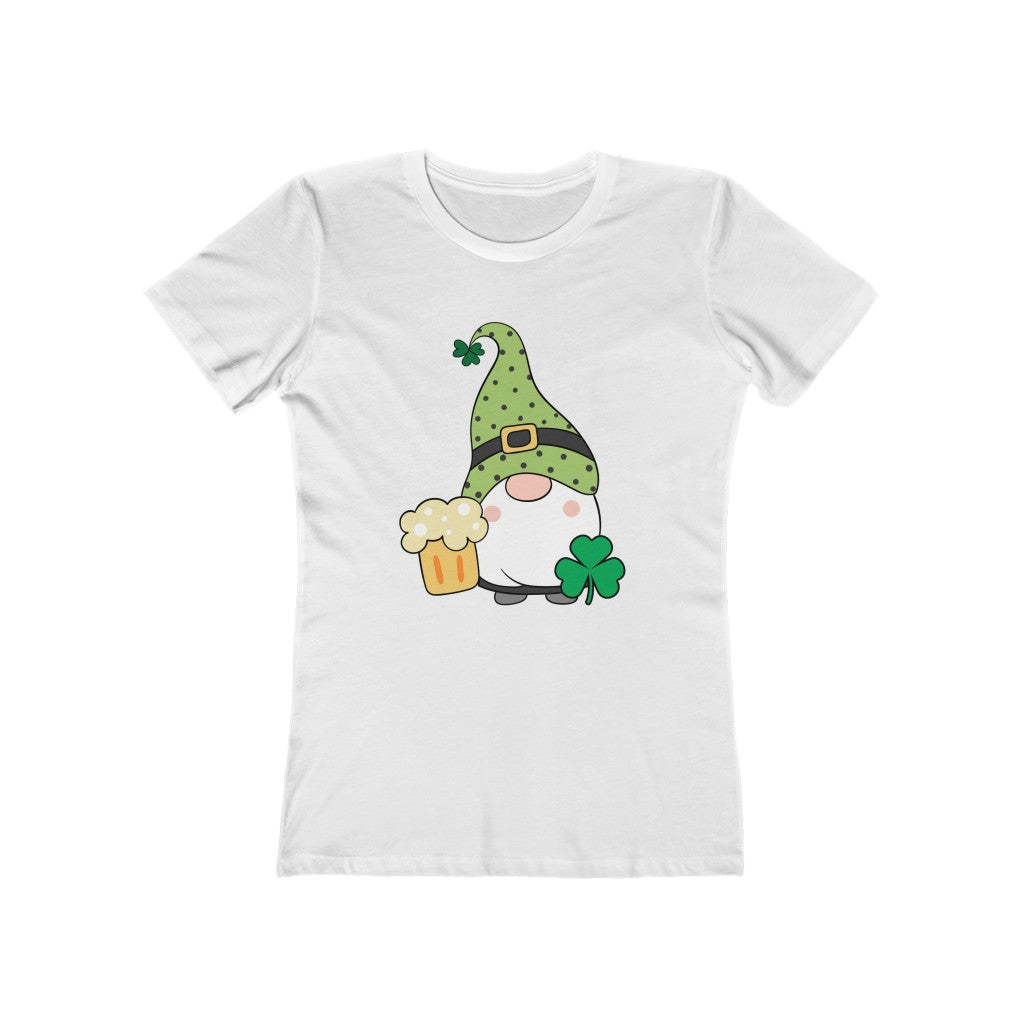 "Gnomerechaun" Women's Slim Fit Cotton Tee