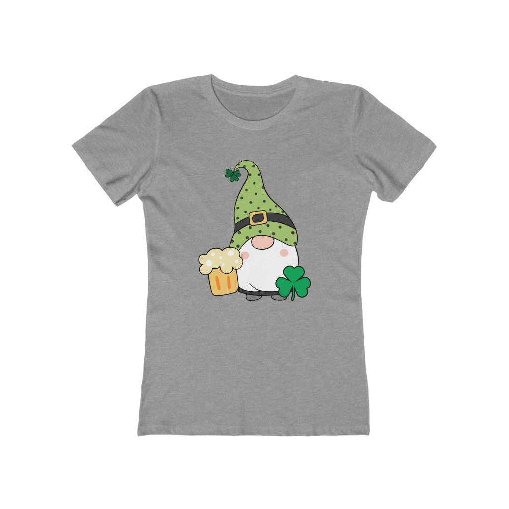 "Gnomerechaun" Women's Slim Fit Cotton Tee