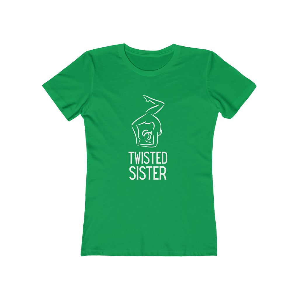 "Twisted Sister" Yoga Women's Slim Fit Cotton Tee