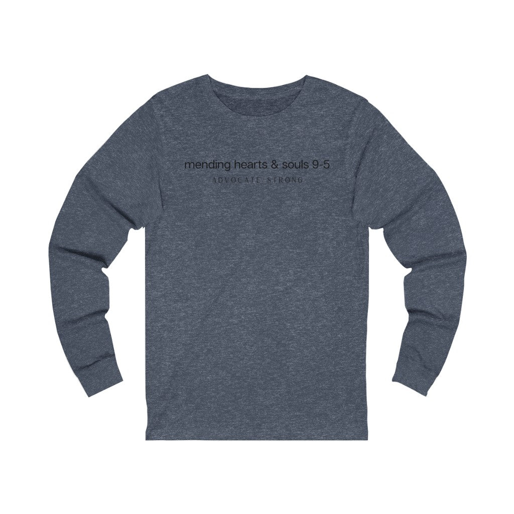 "Mending Hearts and Souls 9-5" Unisex Jersey Long Sleeve Tee