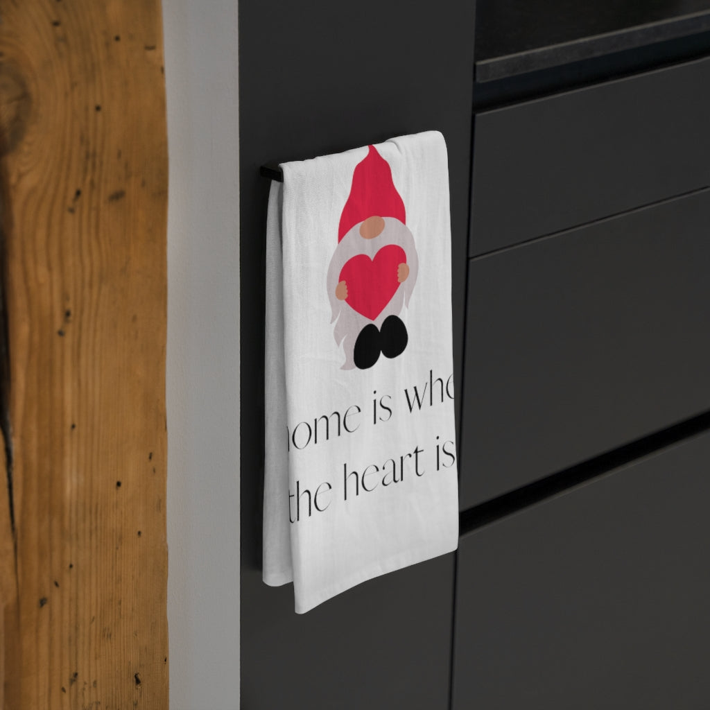 "Gnome is Where the Heart Is" Tea Towel