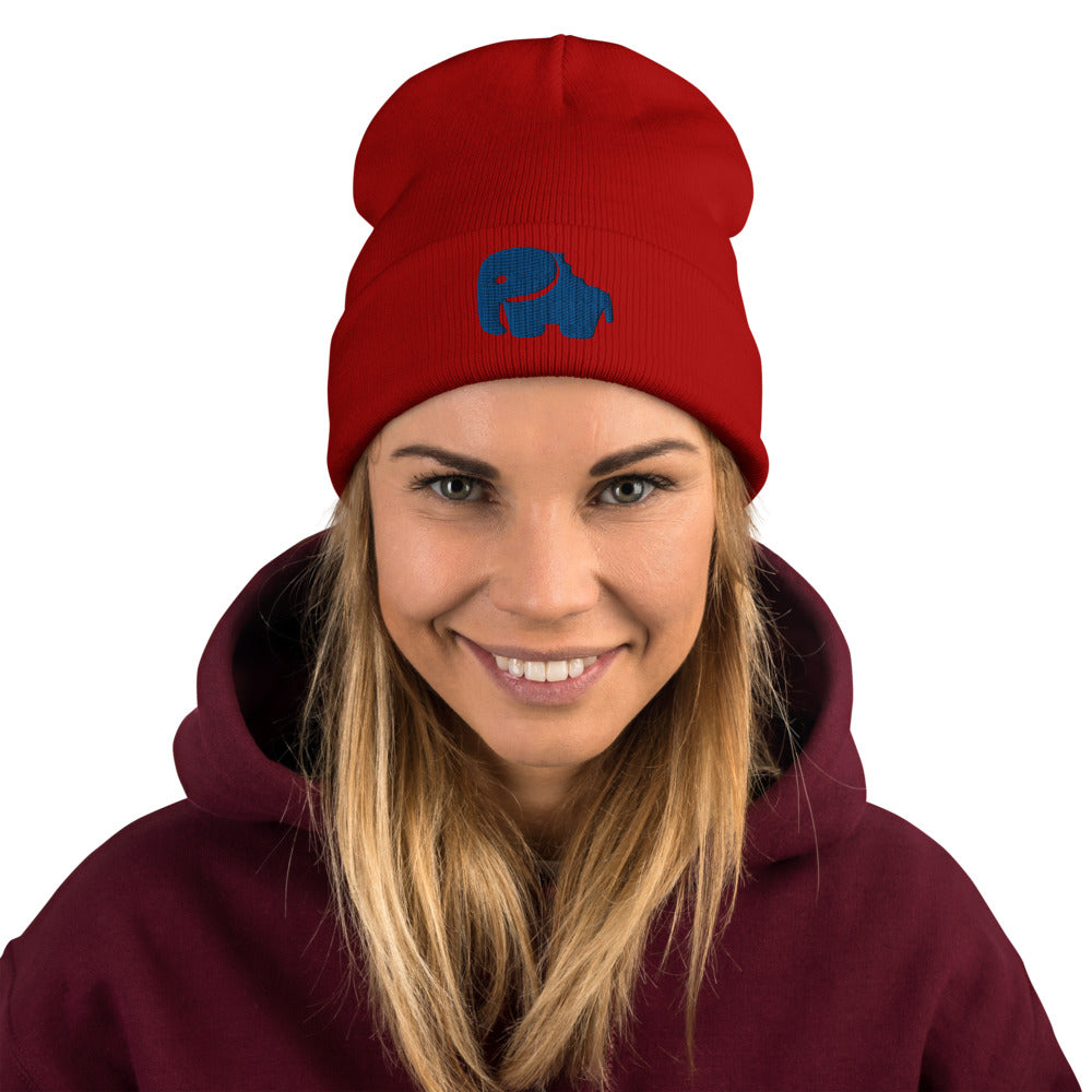 One Bite Embroidered Beanie